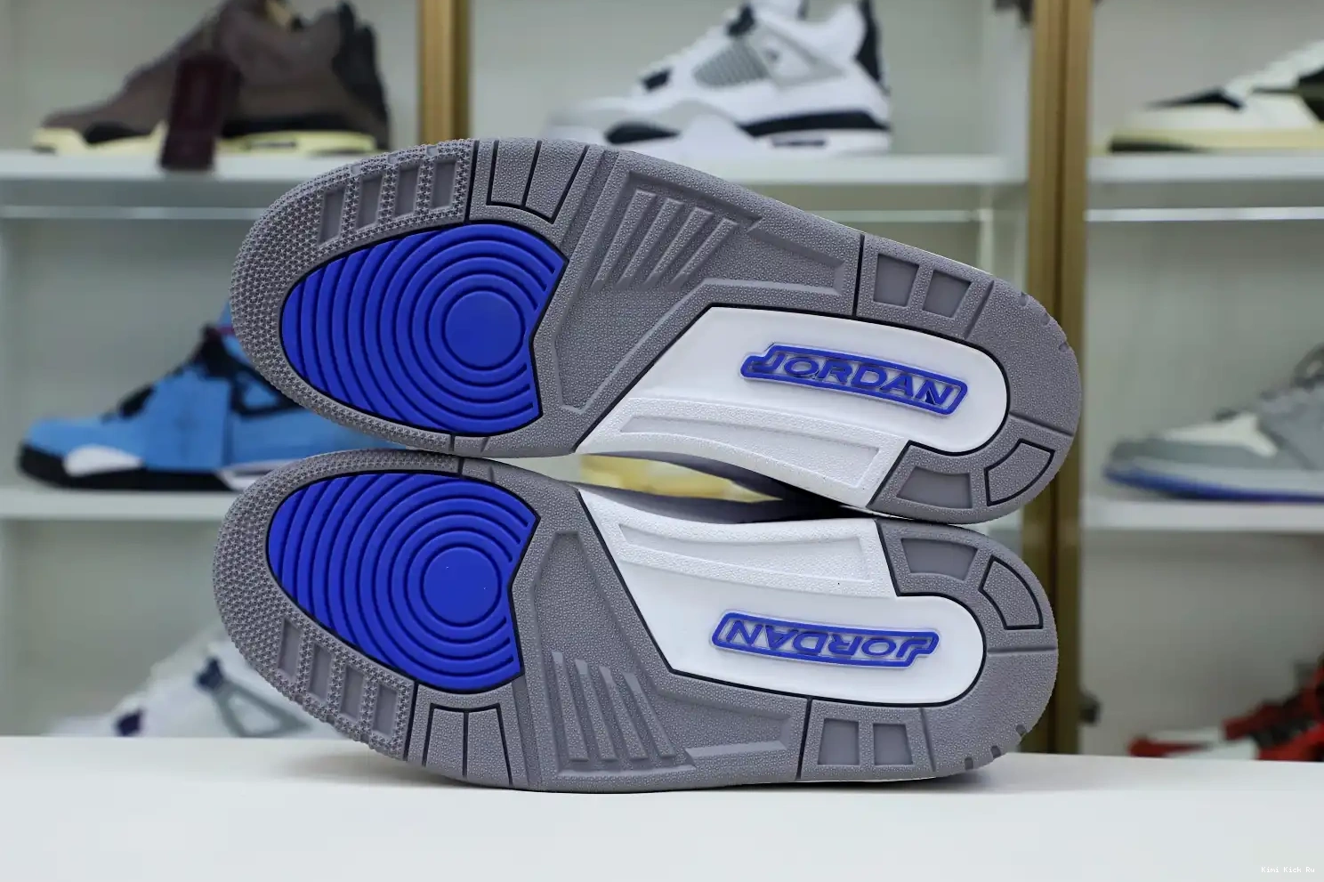 3 Kimikick JORDAN BLUE' RETRO 'RACER AIR 0516